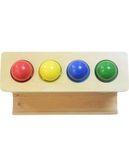 Juguete de empuje de bola de madera Leader Joy Montessori Juguete de empuje de bola de madera Leader Joy Montessori