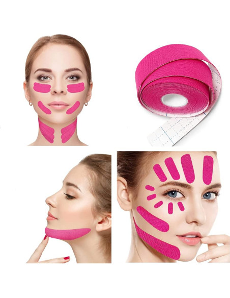Cinta de Elevación Facial Antienvejecimiento DHinkyoung 2.5x500 cm Cinta de Elevación Facial Antienvejecimiento DHinkyoung 2.5x500 cm