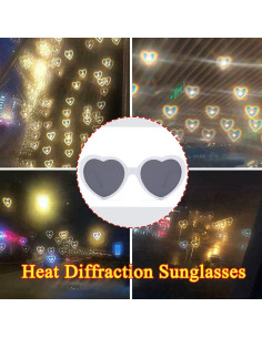 Gafas de Sol Corazón Dollger UV400 Efecto Arcoíris 2