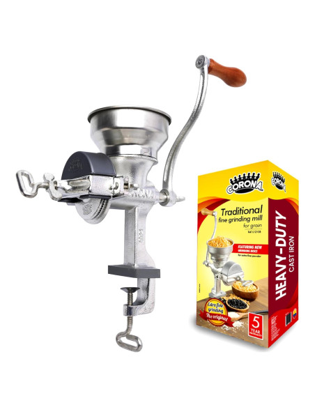 Molinillo de Granos Manual Corona de Hierro Fundido 0.76L Molinillo de Granos Manual Corona de Hierro Fundido 0.76L