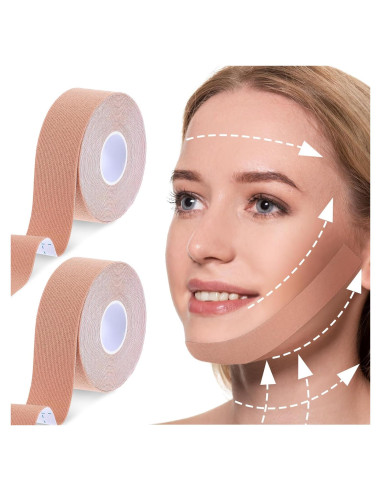 Cinta de Elevación Miofascial Facial Apausvcm 2.54cm x 5m