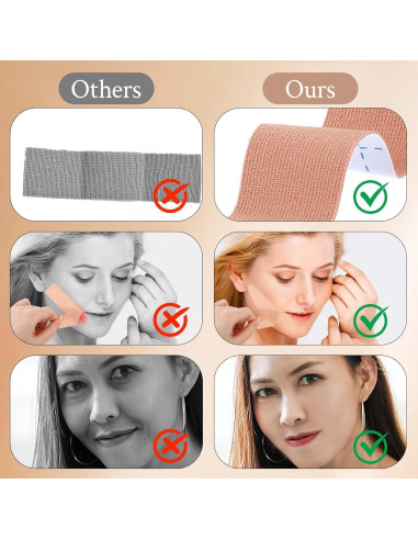 Cinta de Elevación Miofascial Facial Apausvcm 2.54cm x 5m