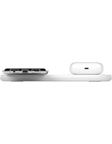 Cargador Inalámbrico Doble Belkin 10W Qi para iPhone y Samsung
