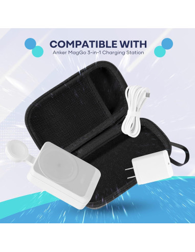 Funda Plegable 3-en-1 Anker MagGo 15W Compatible Qi2