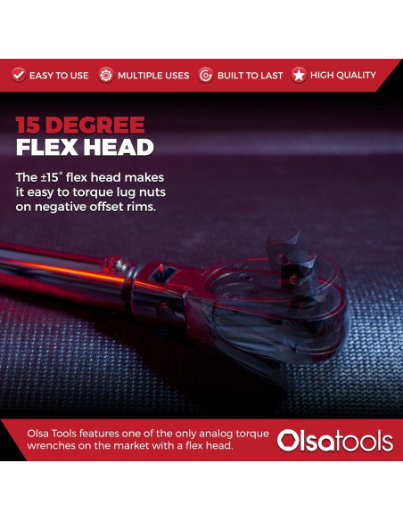 Llave de Torque Click Olsa Tools 1/2" 50-250 ft-lb (68-339 Nm) Llave de Torque Click Olsa Tools 1/2" 50-250 ft-lb (68-339 Nm)