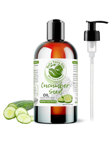 Aceite de Semilla de Pepino Bella Terra 473ml - Hidratante Facial