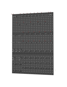 Tablero Organizador de Herramientas WALMANN 96PCS Metal Negro