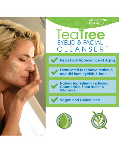 Limpiador Facial y de Párpados EyeEco 50mL Antienvejecimiento