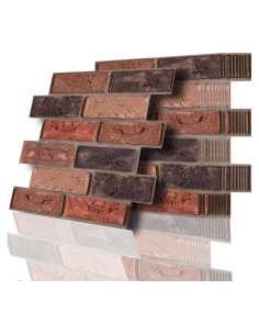 Paneles de Pared 3D Autoadhesivos JIATUMEI Ladrillo Falso 30x30cm