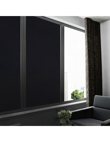 Película Blackout FEILAYS 30x200cm, 100% Bloqueo UV Película Blackout FEILAYS 30x200cm, 100% Bloqueo UV