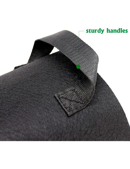 Bolsas de Cultivo HOOPLE 6 Pack 20 Galones Tela Resistente