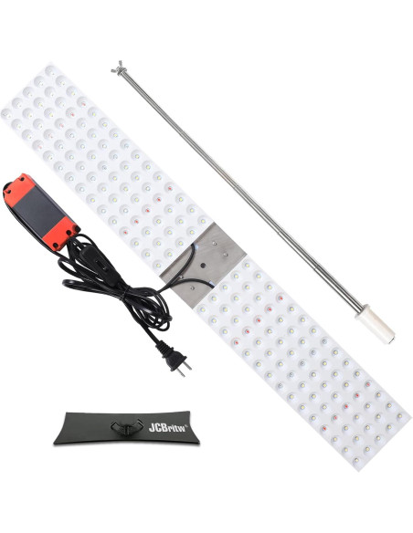 Luz de Cultivo LED JCBritw 100W Espectro Completo Ajustable Luz de Cultivo LED JCBritw 100W Espectro Completo Ajustable
