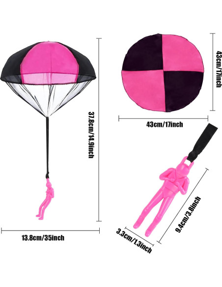 Juguete Paracaídas LOMIMOS 9 Piezas para Niños 43 cm Juguete Paracaídas LOMIMOS 9 Piezas para Niños 43 cm