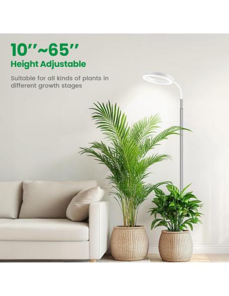 Luz de Crecimiento LED Garpsen 2Pack 80 LEDs 165 cm Luz de Crecimiento LED Garpsen 2Pack 80 LEDs 165 cm