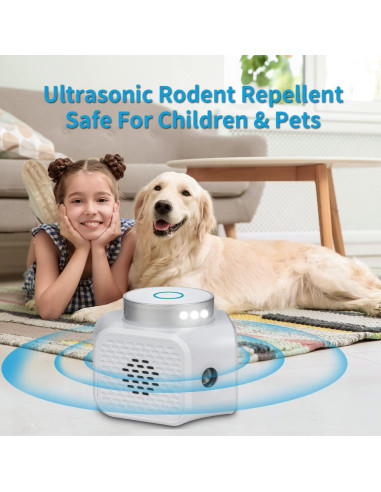 Repelente de Roedores Ultrasónico Cybergiant UR02 - 185 m