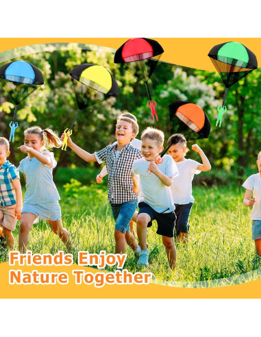 Juguete Paracaídas Lumipledge - 6 Figuras Coloridas para Niños