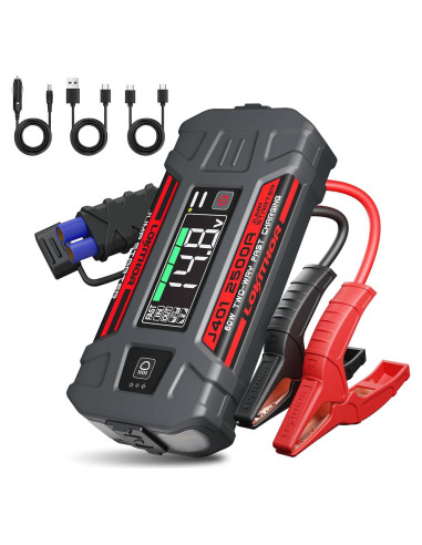 Arrancador de Batería LOKITHOR J401 2500A 12V Carga Rápida