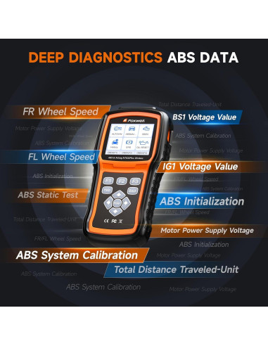 Escáner OBD2 FOXWELL NT630 Plus con ABS y SRS
