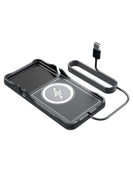 Base de Carga Inalámbrica para Auto LANSEMKU 15W Soporte Qi Base de Carga Inalámbrica para Auto LANSEMKU 15W Soporte Qi
