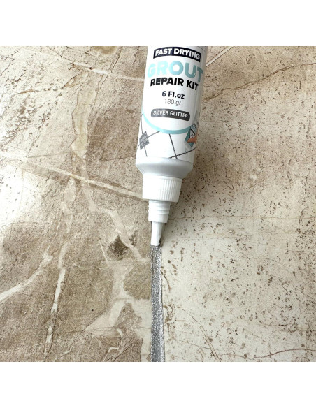 Lechada de Azulejos PentaUSA Plata 180 ml - Secado Rápido Lechada de Azulejos PentaUSA Plata 180 ml - Secado Rápido