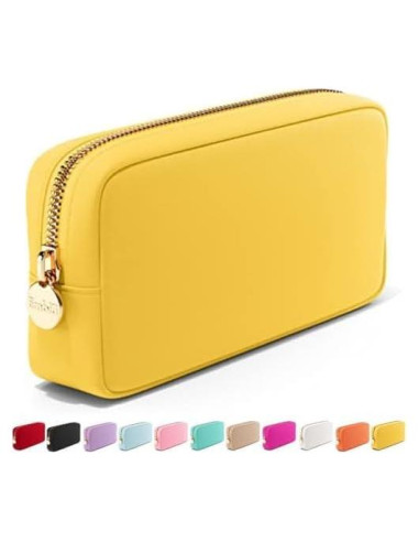 Bolsa de Maquillaje Embla Pequeña de Nylon Impermeable Plátano