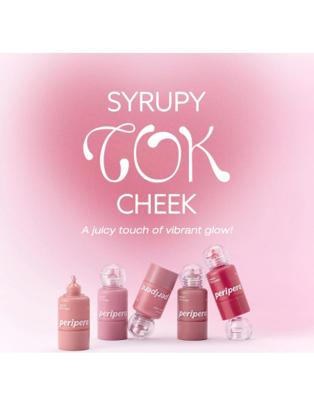 Rubor Líquido PERIPERA SYRUPY TOK CHEEK 4.14ml Durazno Claro Rubor Líquido PERIPERA SYRUPY TOK CHEEK 4.14ml Durazno Claro