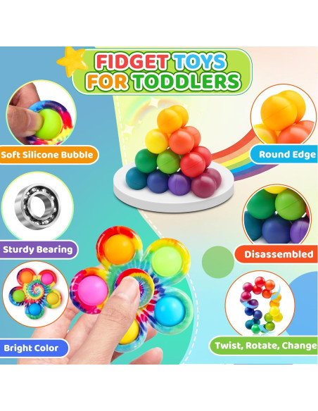 12 Juguetes Sensoriales Antiestrés Dr.Kbder para Niños 3-5 Años 12 Juguetes Sensoriales Antiestrés Dr.Kbder para Niños 3-5 Años