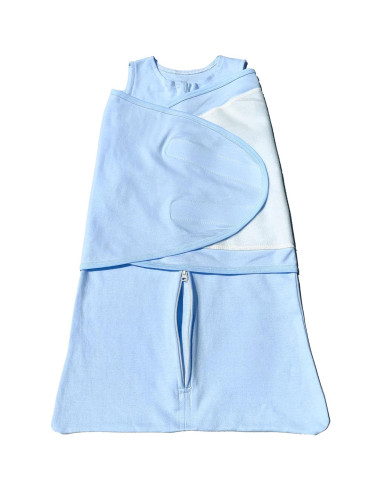 Saco de Arrullo Ajustable Enrich YLife Algodón 3-6 Meses Azul