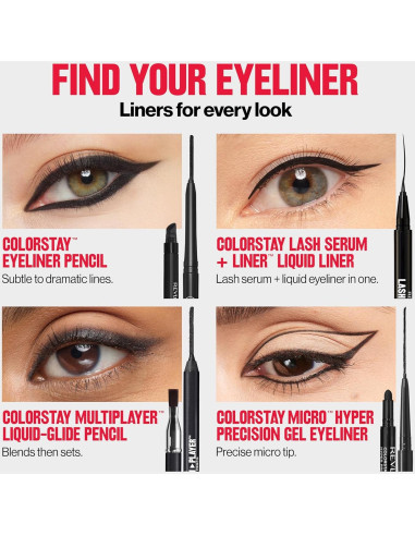 Lápiz de Ojos Impermeable Revlon ColorStay 204 Carbón 4 g