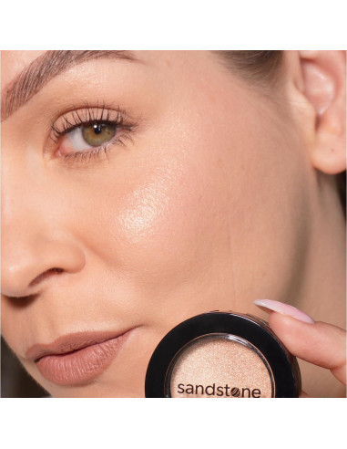 Iluminador Facial Hipoalergénico Sandstone 3g - Brillo Perla