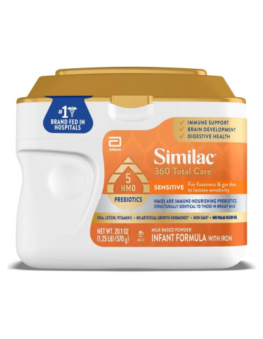 Similac 360 Cuidado Total Sensible Fórmula Infantil 570 g