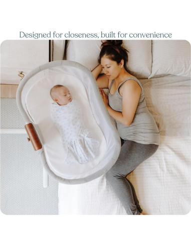 Cuna HALO BassiNest Luxe Swivel Sleeper 360 con Vibraciones
