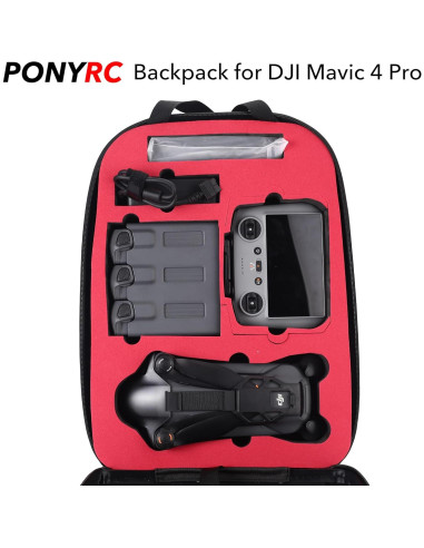Mochila PONYRC para Dron DJI Mavic 4 Pro Impermeable 2.01kg