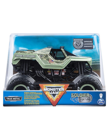 Camión Monstruo Monster Jam Soldier Fortune 1:24 Metal