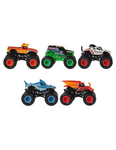 Paquete de 5 Camiones Monstruo Monster Jam Spin Master 1:64