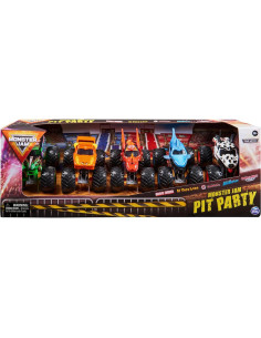 Paquete de 5 Camiones Monstruo Monster Jam Spin Master 1:64 2