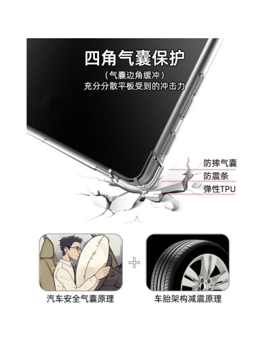 Funda TPU Transparente para Boox Tab 10C Pro y Ultra 10.3"