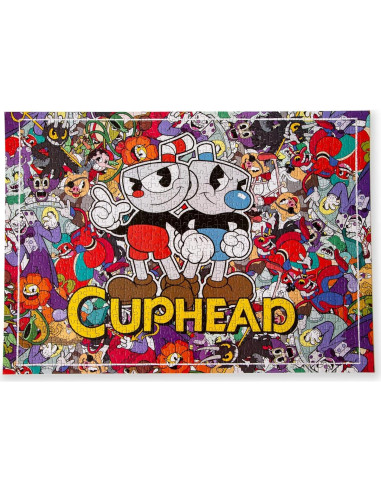 Rompecabezas 1000 Piezas Cuphead y Mugman 71x51 cm
