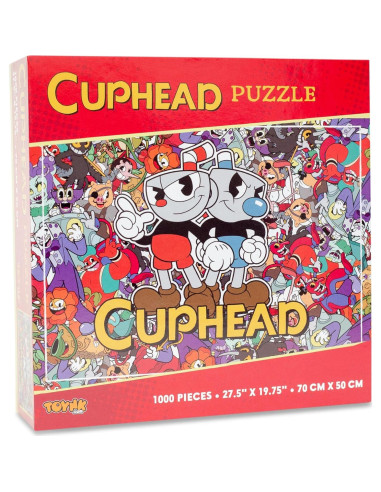 Rompecabezas 1000 Piezas Cuphead y Mugman 71x51 cm