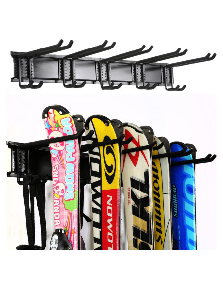 Soporte de Esquí Ultrawall Montado en Pared 61cm 136kg Soporte de Esquí Ultrawall Montado en Pared 61cm 136kg