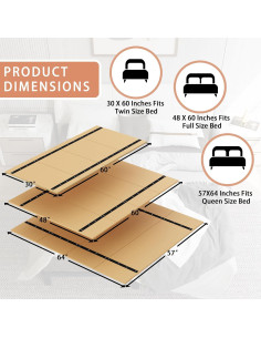 Caja Plegable para Cama Imperius Bunkie Twin 152.4x76.2 cm 2