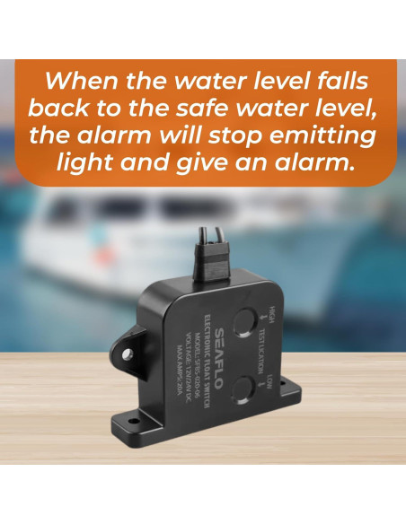 Alarma de Nivel de Agua SEAFLO 12V con Sensor Eléctrico Alarma de Nivel de Agua SEAFLO 12V con Sensor Eléctrico