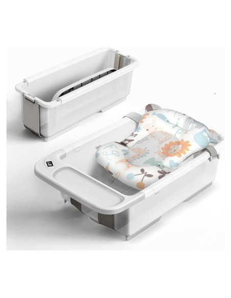 Bañera Plegable para Bebés Elyelsanns - Gran Capacidad con Termómetro Bañera Plegable para Bebés Elyelsanns - Gran Capacidad con Termómetro