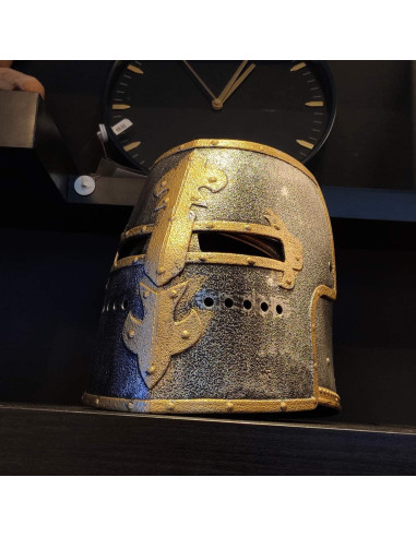 Casco Medieval de Caballero LOOYAR para Niños - Disfraz Halloween