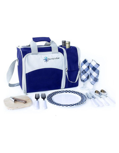 Juego de Cesta de Picnic para 2 Record-Happy - Bolsa Térmica