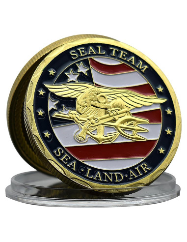 Moneda Conmemorativa Navy SEAL Mar Tierra Aire - YKshop-US