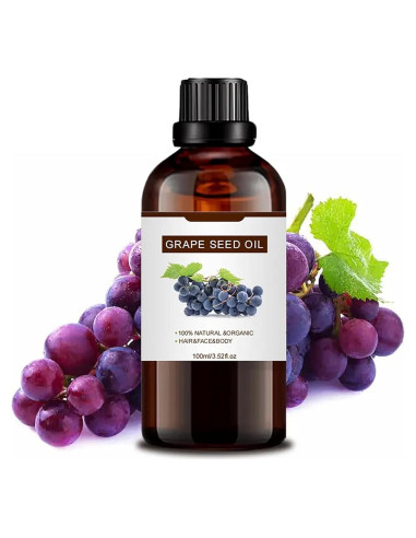 Aceite Esencial de Semilla de Uva 100% Puro 191g - Hidratante Cabello y Piel