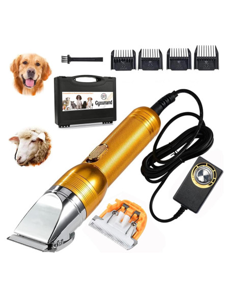 Cortadoras de Pelo de Perro Profesionales Cyxunand 350W Cortadoras de Pelo de Perro Profesionales Cyxunand 350W