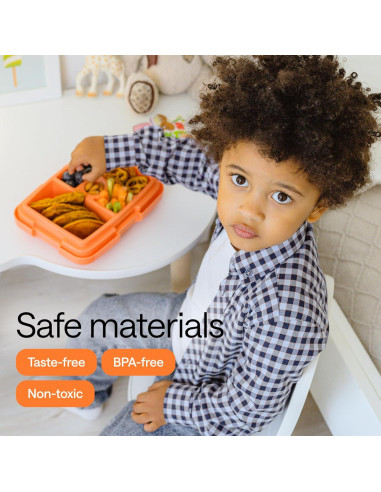 Caja Bento Aislada para Niños Wonder Family Naranja 0.55 kg