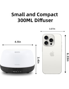 Difusor de Aceite Esencial SEEDSEEL 300ML con Control Remoto 2